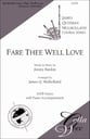 Fare Thee Well Love SATB choral sheet music cover